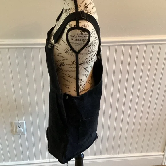 Bershka Black Denim Dress - Picture 4 of 6